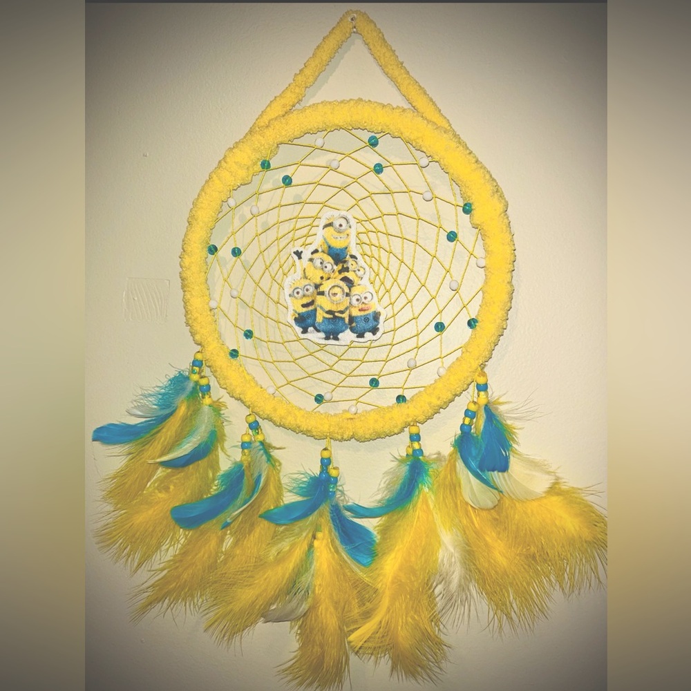 Handmade Minion Dreamcatcher